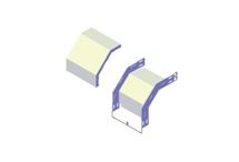 Крышка внутреннего вертикального угла 90°