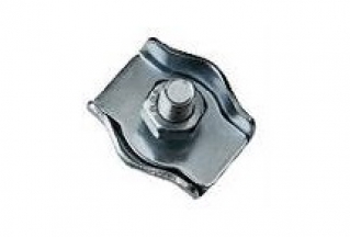 Зажим троса плоский оцинкованный