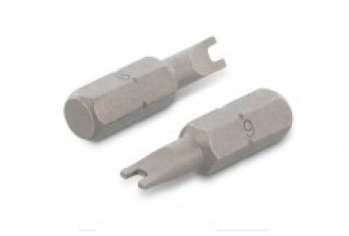 9109 ART Биты для антивандальных винтов со шлицем Spanner SP-8