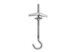Складной пружинный дюбель с крючком