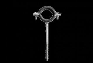 Хомут с саморезом и уплотнителем